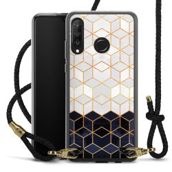 Carry Case Transparent Leather black/gold