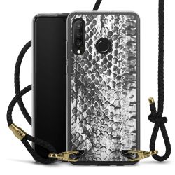 Carry Case Transparent Leather black/gold