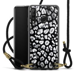 Carry Case Transparent Leather black/gold