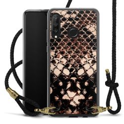 Carry Case Transparent Leather black/gold