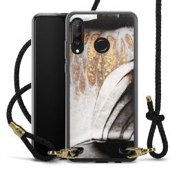 Carry Case Transparent Leather black/gold