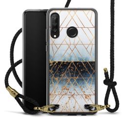 Carry Case Transparent Leather black/gold