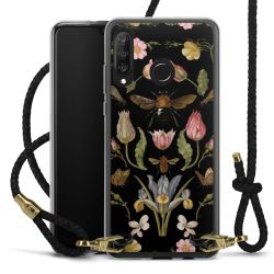 Carry Case Transparent Leather black/gold