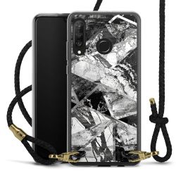 New Carry Case Transparent Leder schwarz/gold