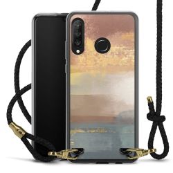 Carry Case Transparent Leather black/gold