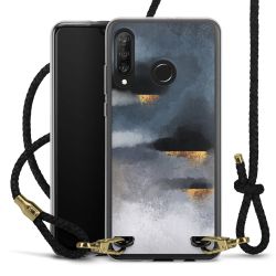 Carry Case Transparent Leather black/gold