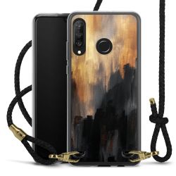 Carry Case Transparent Leather black/gold