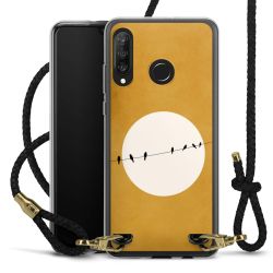 Carry Case Transparent Leather black/gold