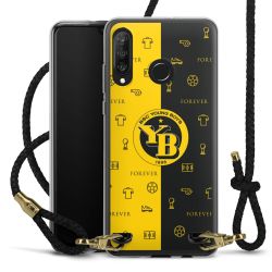 Carry Case Transparent Leather black/gold