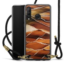 Carry Case Transparent Leather black/gold