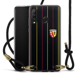 New Carry Case Transparent Leder schwarz/gold