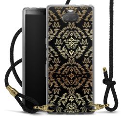 Carry Case Transparent Leather black/gold