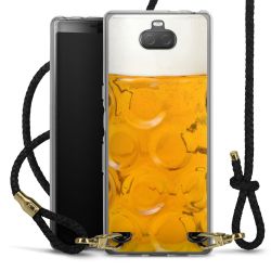 Carry Case Transparent Leather black/gold