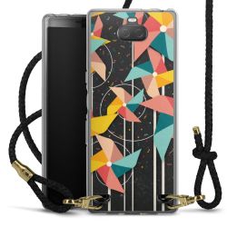 Carry Case Transparent Leather black/gold