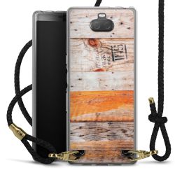 Carry Case Transparent Leather black/gold