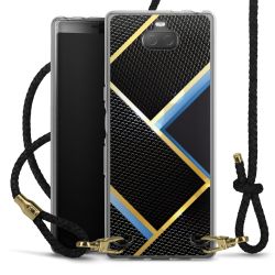 Carry Case Transparent Leather black/gold