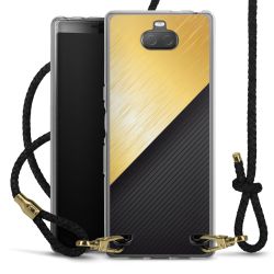 Carry Case Transparent Leather black/gold