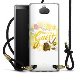 Carry Case Transparent Leather black/gold