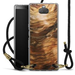 Carry Case Transparent Leather black/gold