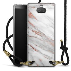 Carry Case Transparent Leather black/gold