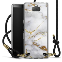 Carry Case Transparent Leather black/gold