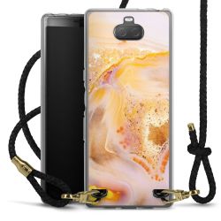 Carry Case Transparent Leather black/gold