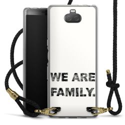 Carry Case Transparent Leather black/gold