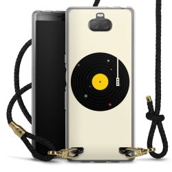 Carry Case Transparent Leather black/gold