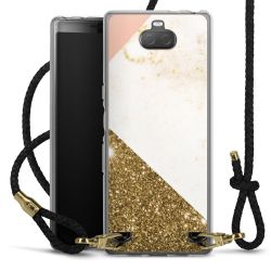 Carry Case Transparent Leather black/gold