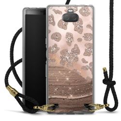 Carry Case Transparent Leather black/gold