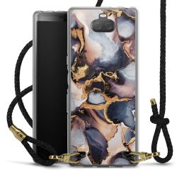 Carry Case Transparent Leather black/gold