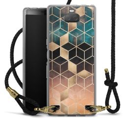 Carry Case Transparent Leather black/gold