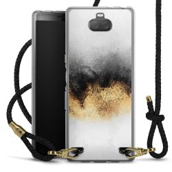 Carry Case Transparent Leather black/gold