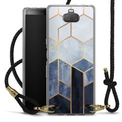 Carry Case Transparent Leather black/gold