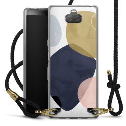 Carry Case Transparent Leather black/gold