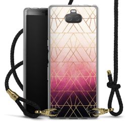 Carry Case Transparent Leather black/gold