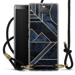 Carry Case Transparent Leather black/gold