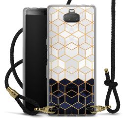 Carry Case Transparent Leather black/gold