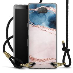 Carry Case Transparent Leather black/gold