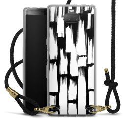 Carry Case Transparent Leather black/gold