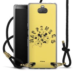 Carry Case Transparent Leather black/gold