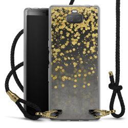 Carry Case Transparent Leather black/gold