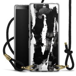 Carry Case Transparent Leather black/gold