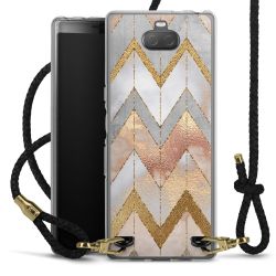 Carry Case Transparent Leather black/gold