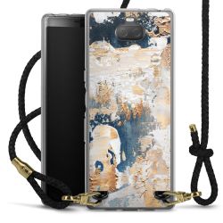 Carry Case Transparent Leather black/gold