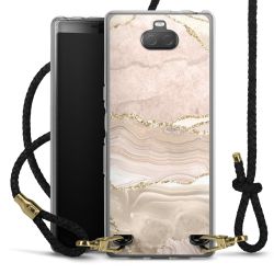 Carry Case Transparent Leather black/gold