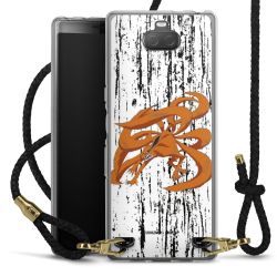 Carry Case Transparent Leather black/gold