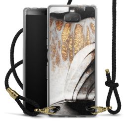 Carry Case Transparent Leather black/gold