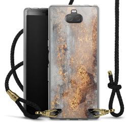 Carry Case Transparent Leather black/gold