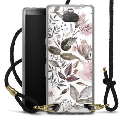 Carry Case Transparent Leather black/gold